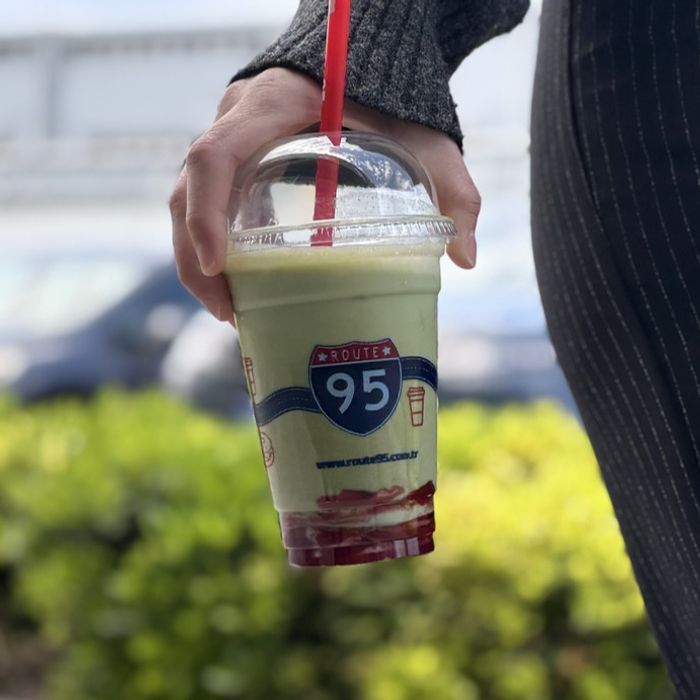 Iced Strawberry Matcha Latte